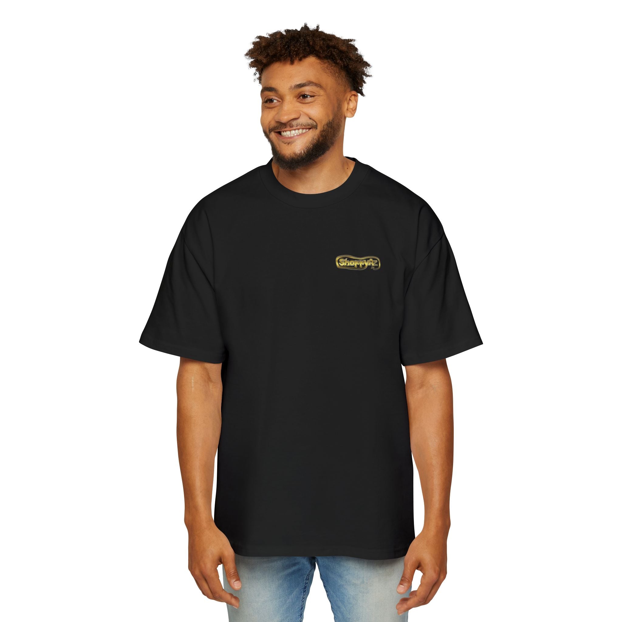 Men's Heavy Oversized Tee - ShoppyAz