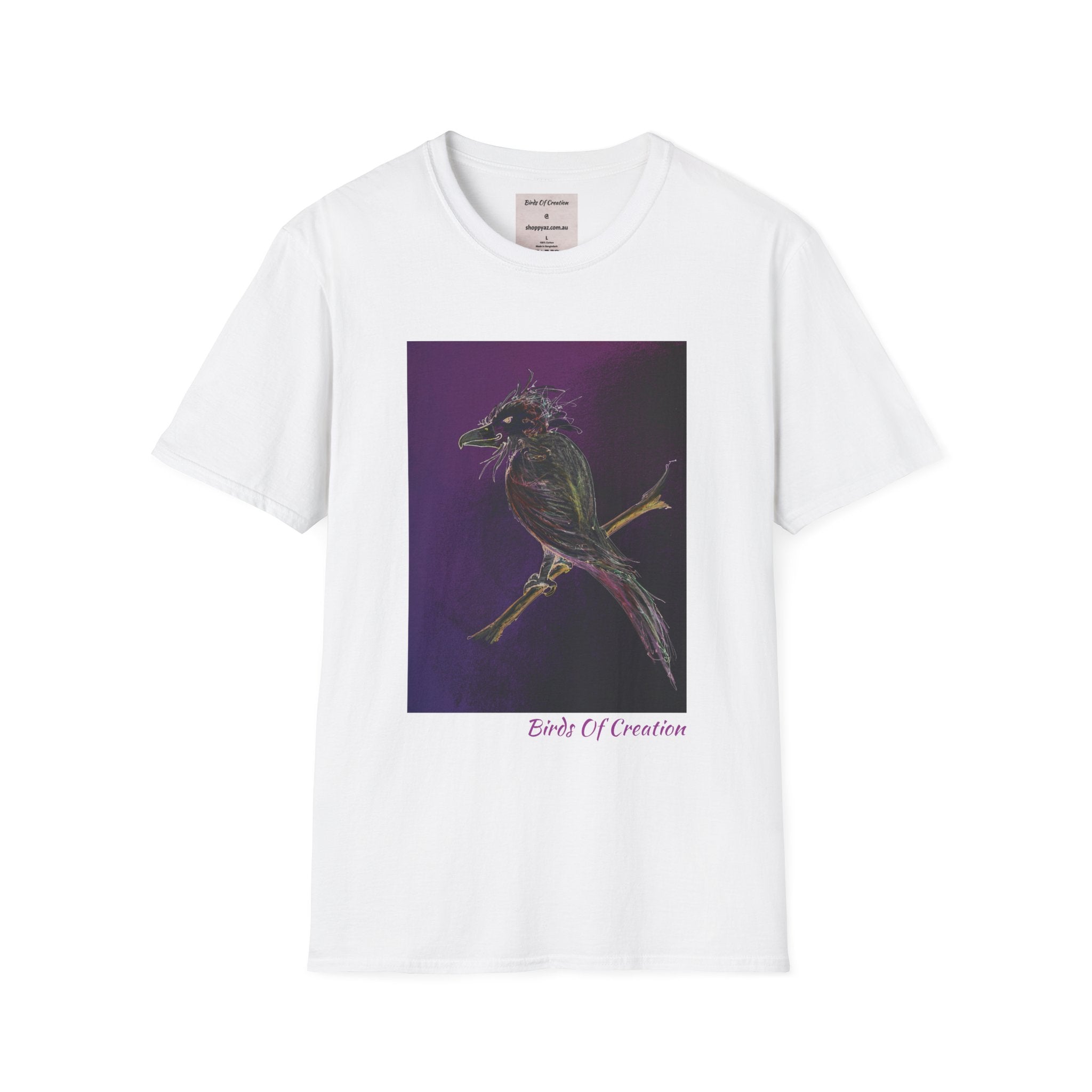 Unisex Softstyle T-Shirt - Birds Of Creation No.1
