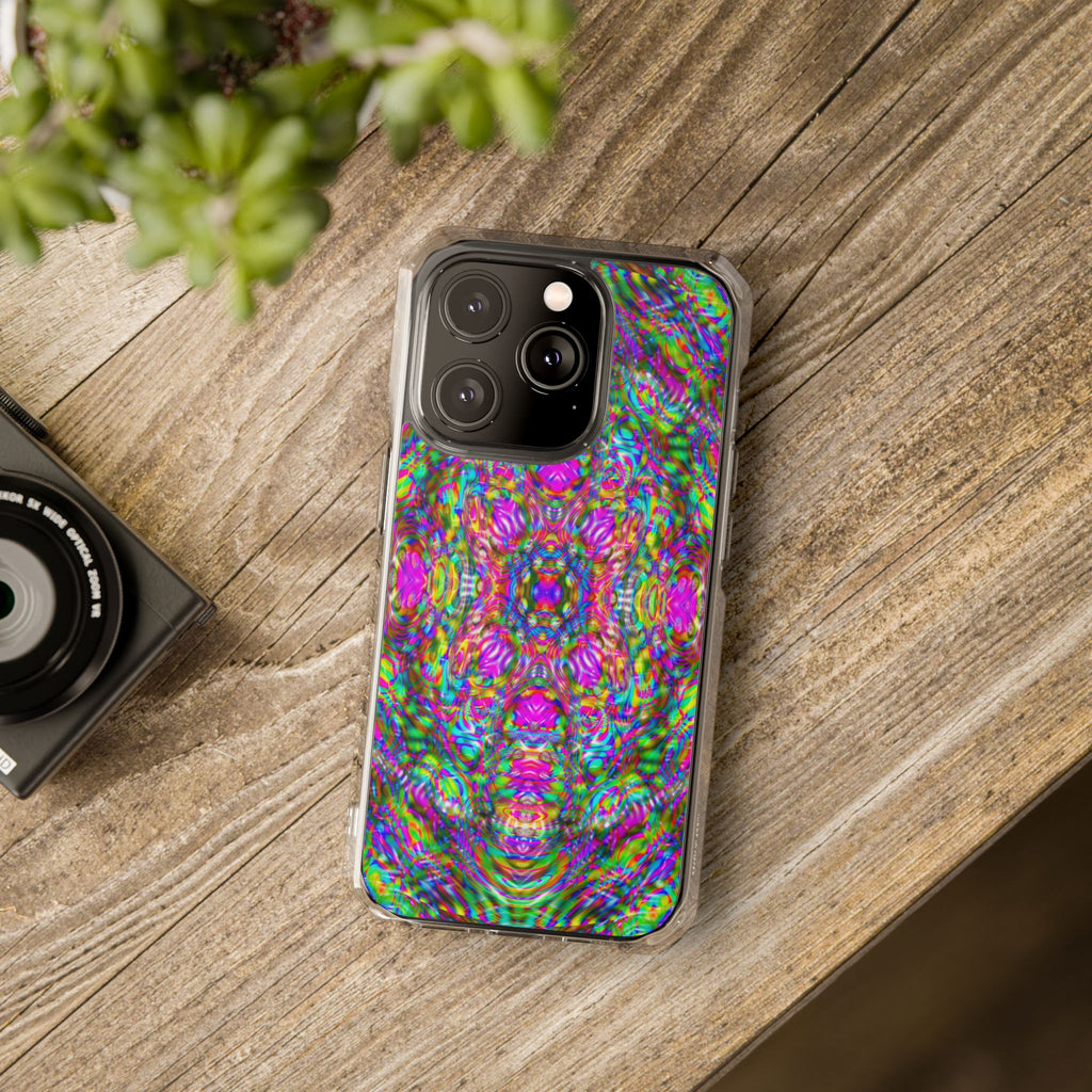 iPhone 14 Magnetic Clear Impact Case - DMT Scribe Tiles No.4