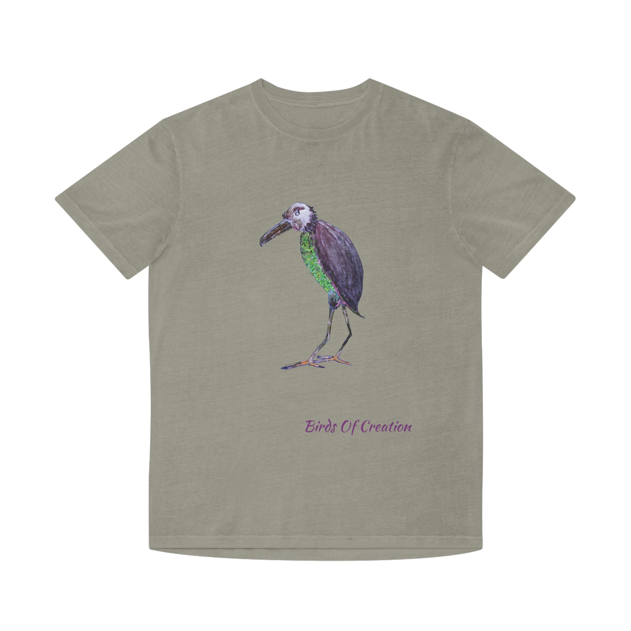 Unisex Faded Shirt - Birds Of Creation No.2