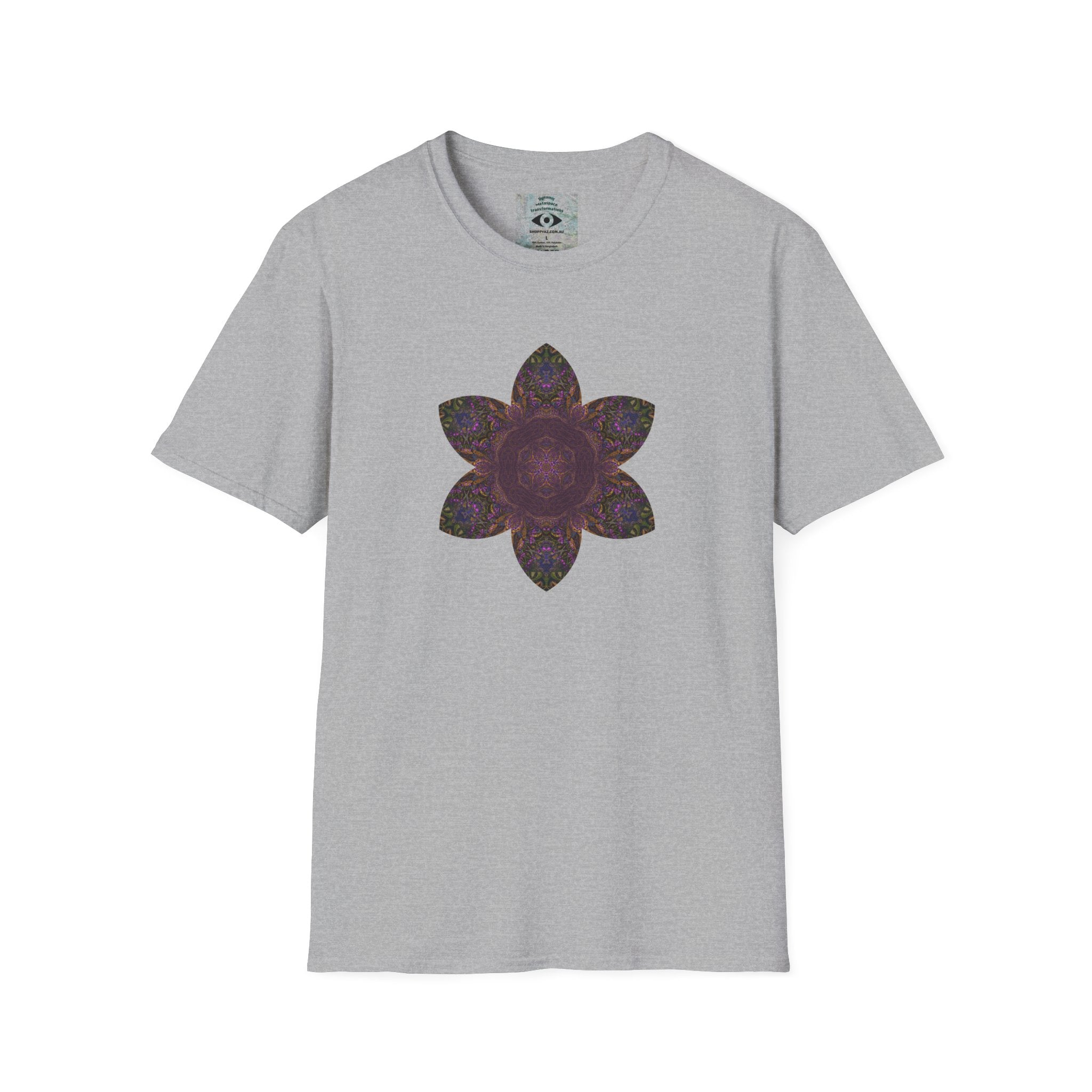 Unisex Softstyle T-Shirt - Love Light Mandalas No.3