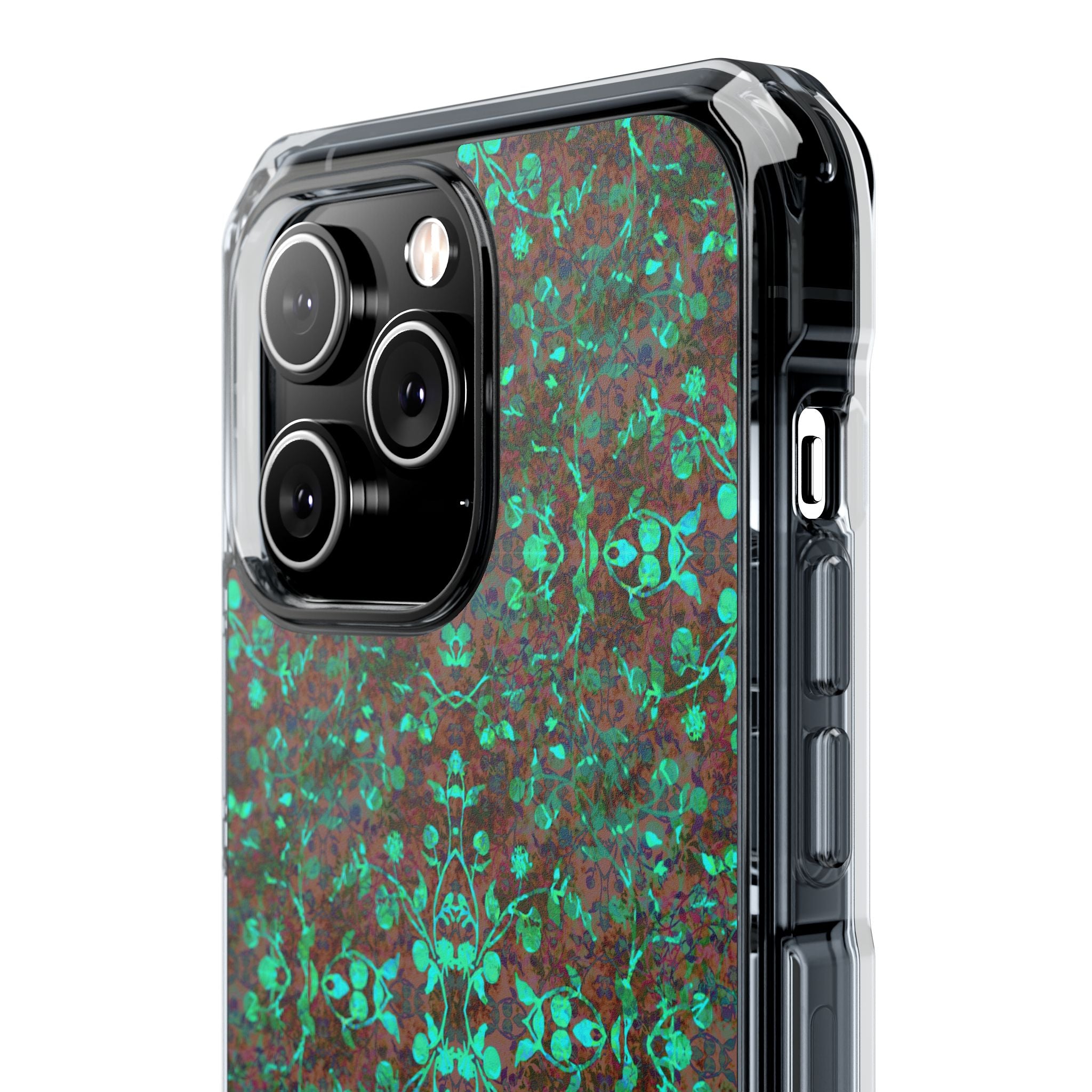 iPhone 14 Magnetic Clear Impact Case - Hidden Weave Series No.29