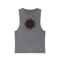 Unisex Stonewash Tank Top - Love Light Mandalas No.10