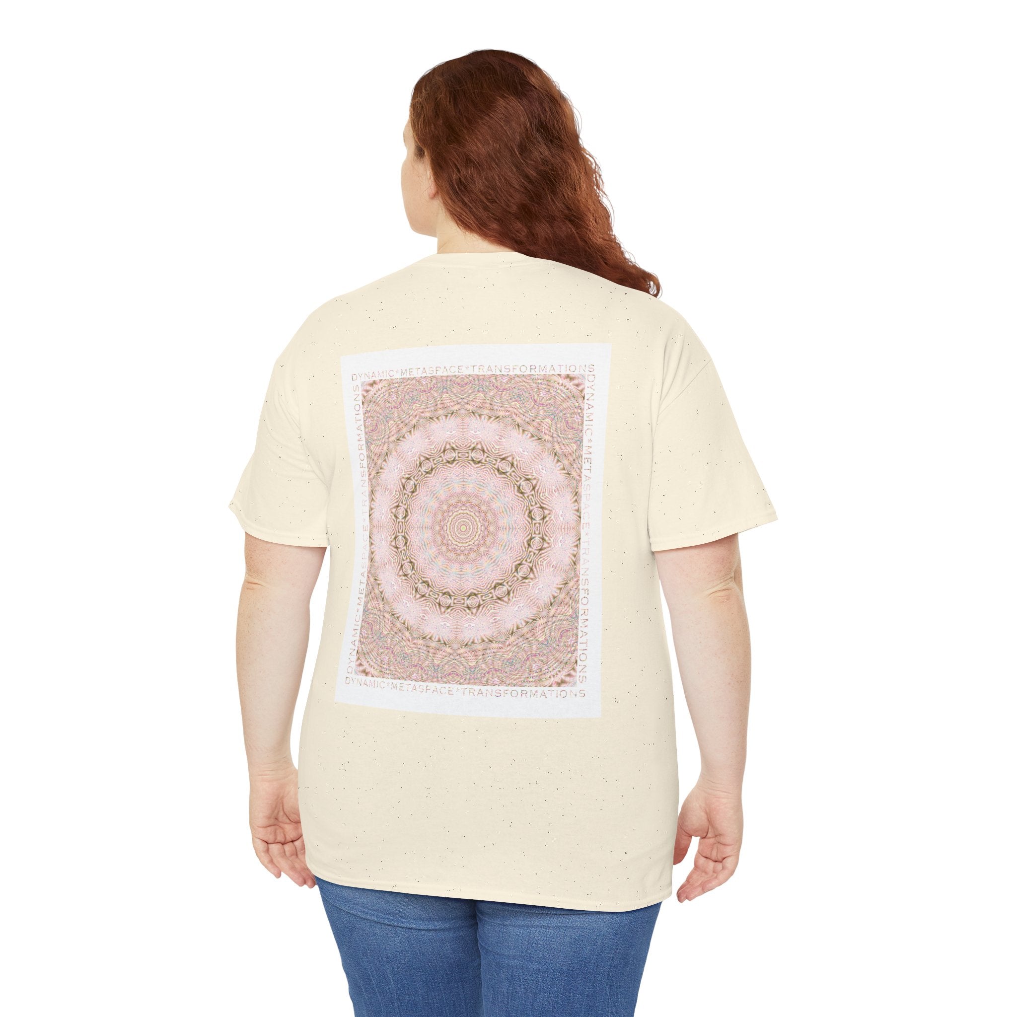 Unisex Heavy Cotton Tee (Back) - DMT Seer No.5