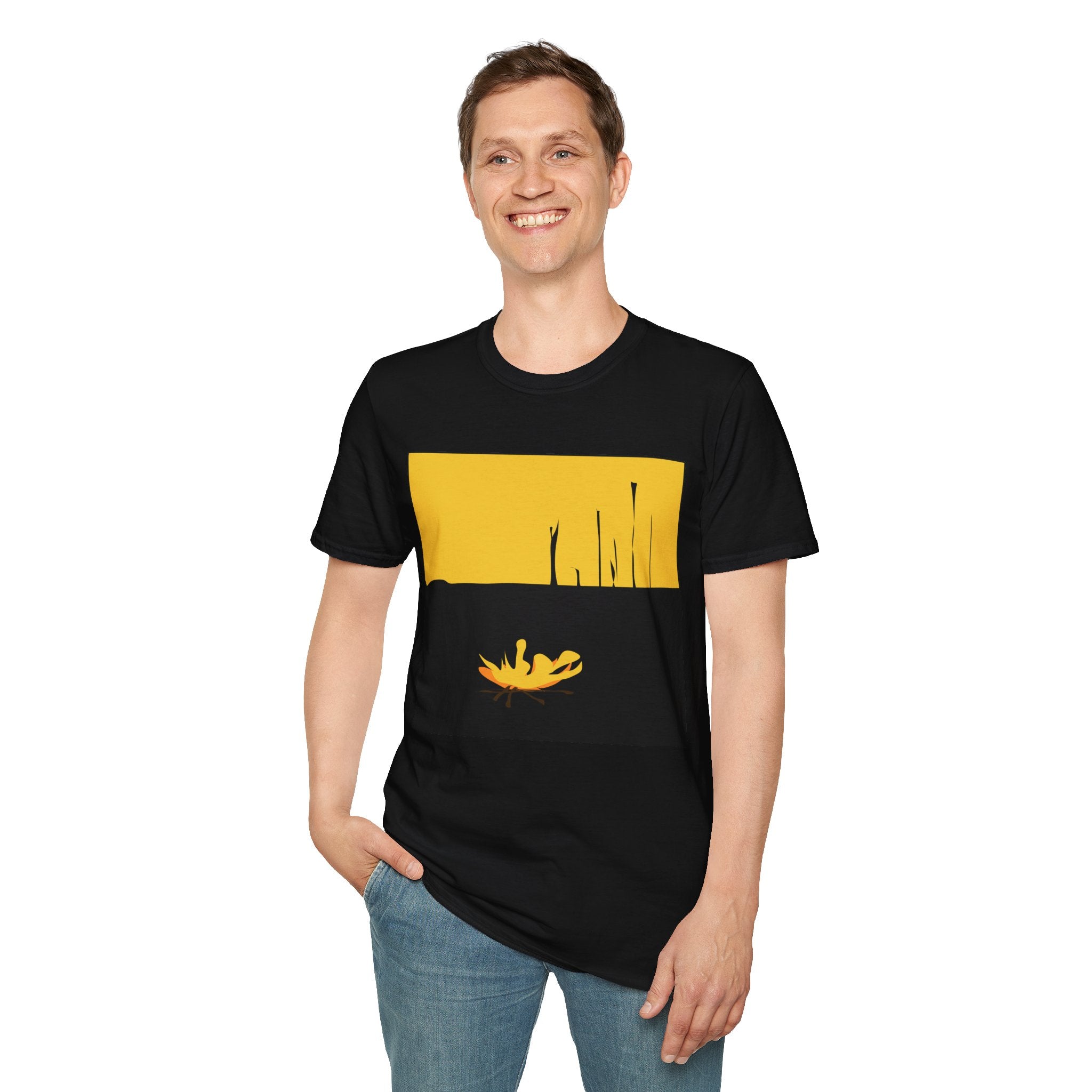 Unisex Softstyle T-Shirt - The Traveller Series (Fire)