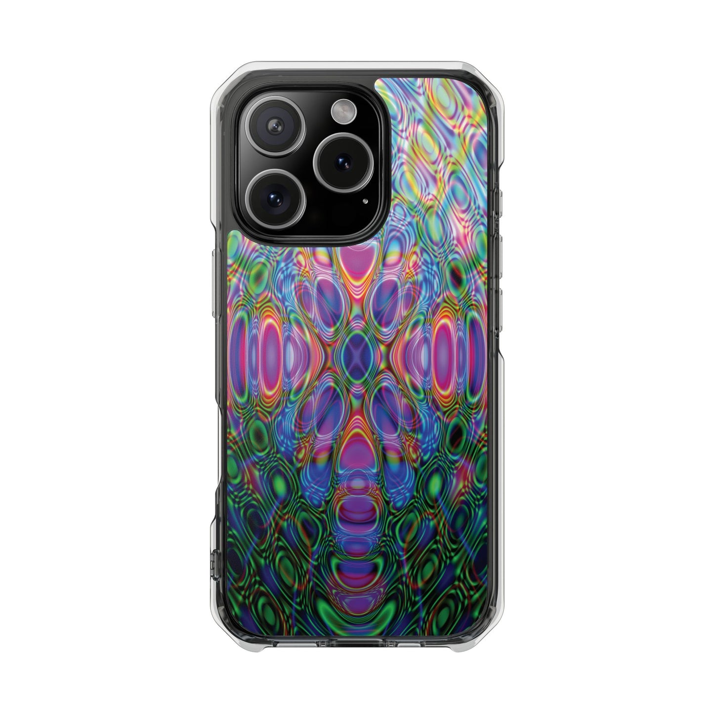 iPhone 16 Magnetic Clear Impact Case - DMT Seer No.2