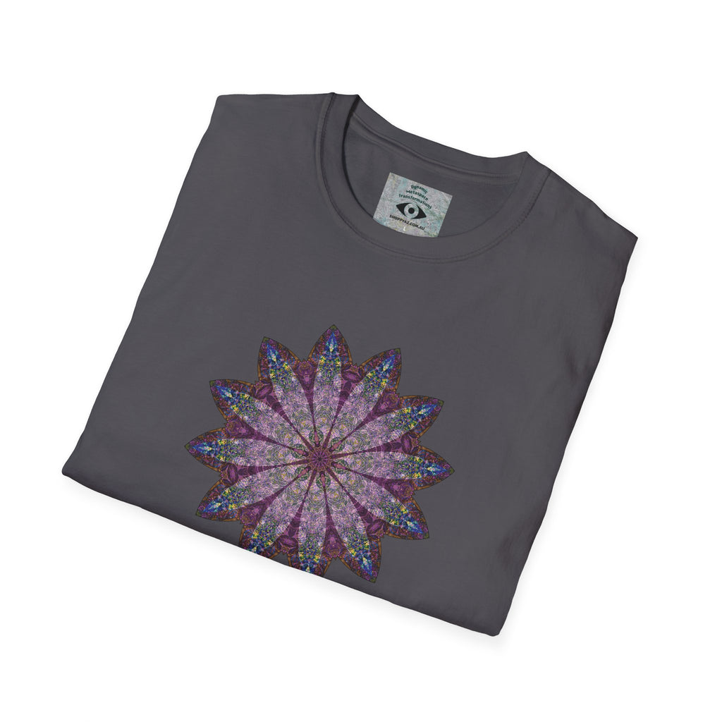 Unisex Softstyle T-Shirt - Love Light Mandalas No.17