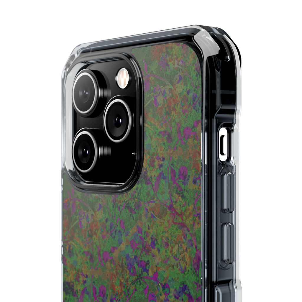 iPhone 14 Magnetic Clear Impact Case - Hidden Weave Series V3 No.24