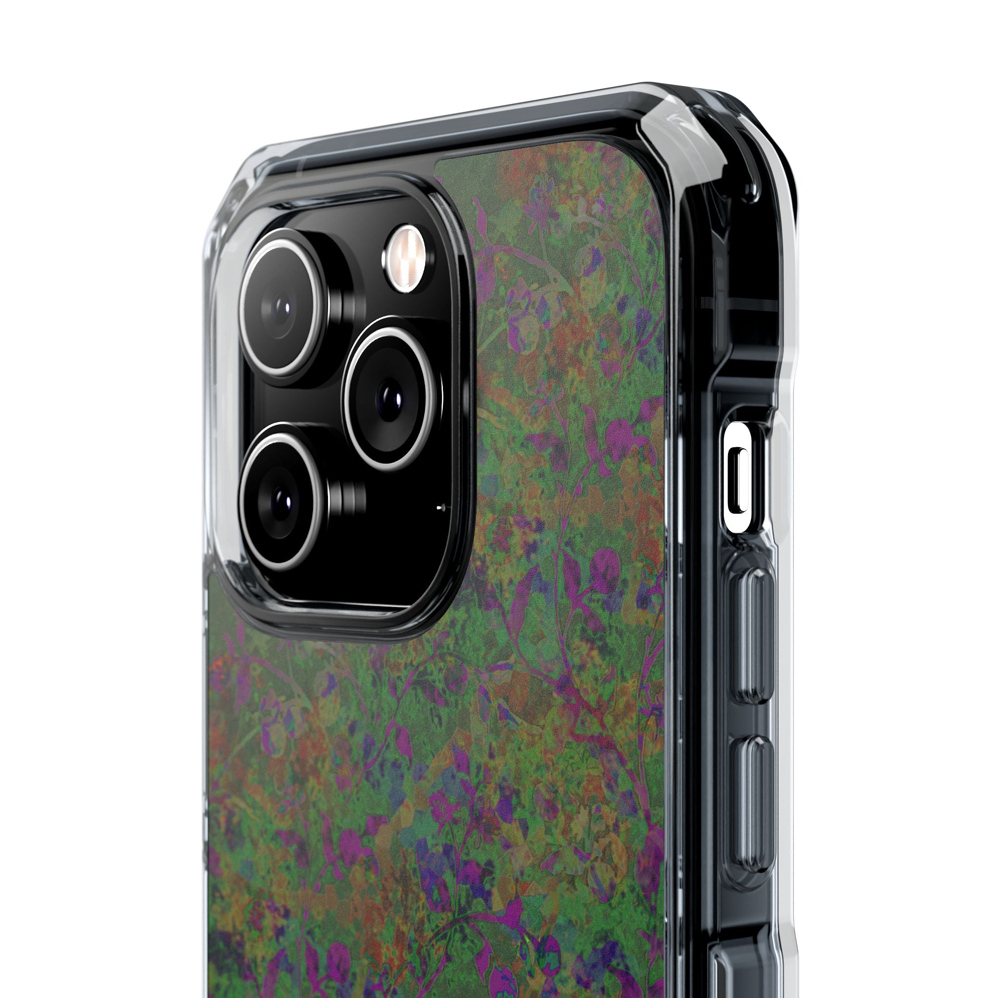 iPhone 14 Magnetic Clear Impact Case - Hidden Weave Series V3 No.24