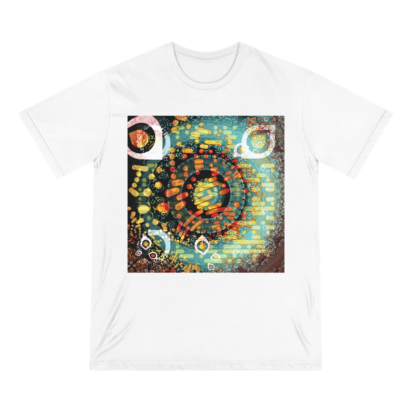 Organic Staple T-shirt - Psychedelic QR No.1