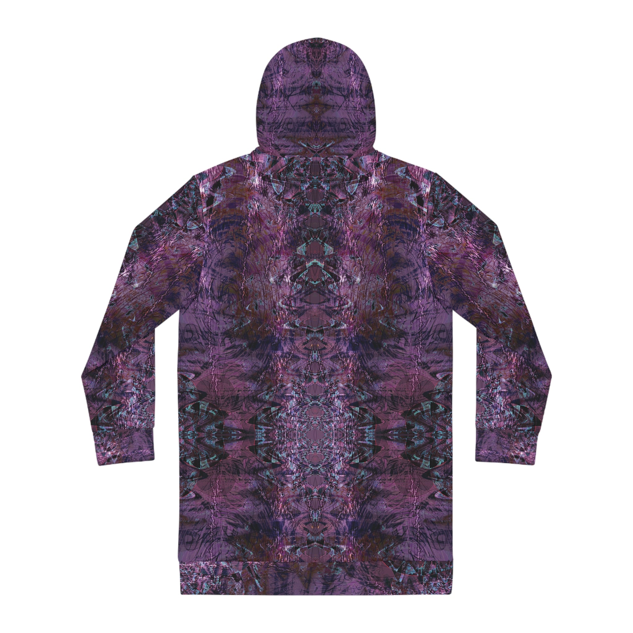 Women's Hoodie Dress - Love Light Fractals No.6