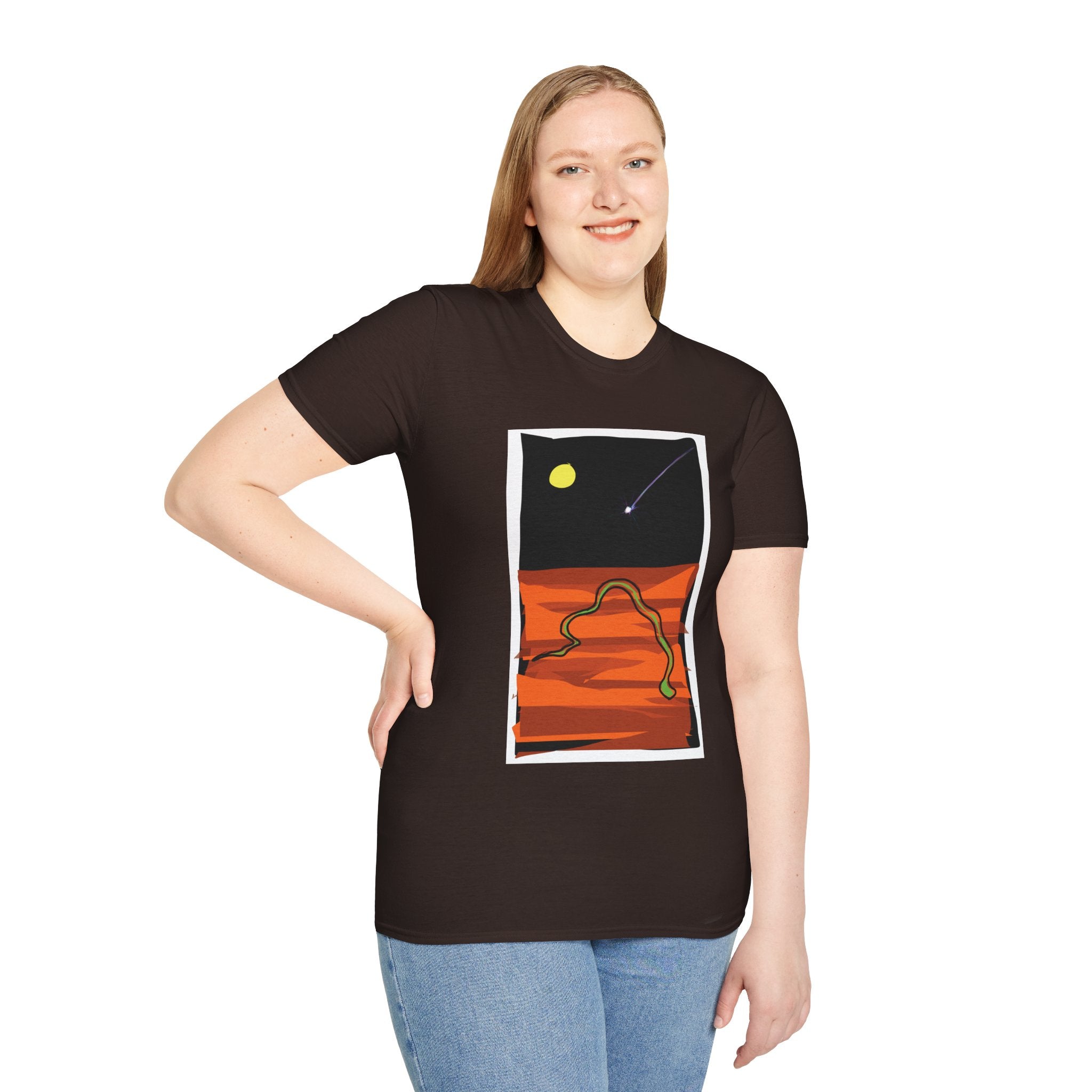 Unisex Softstyle T-Shirt - The Traveller Series (Shooting Star)