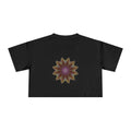 Women's Cropped Tee - Love Light Mandalas No.13