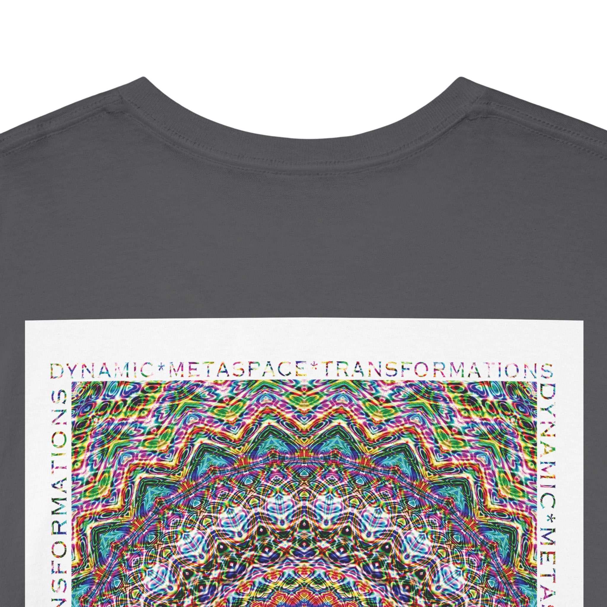 Unisex Heavy Cotton Tee (Back) - DMT Seer No.7
