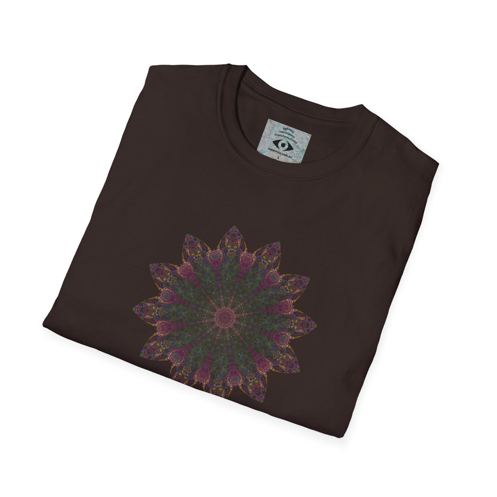 Unisex Softstyle T-Shirt - Love Light Mandalas No.7