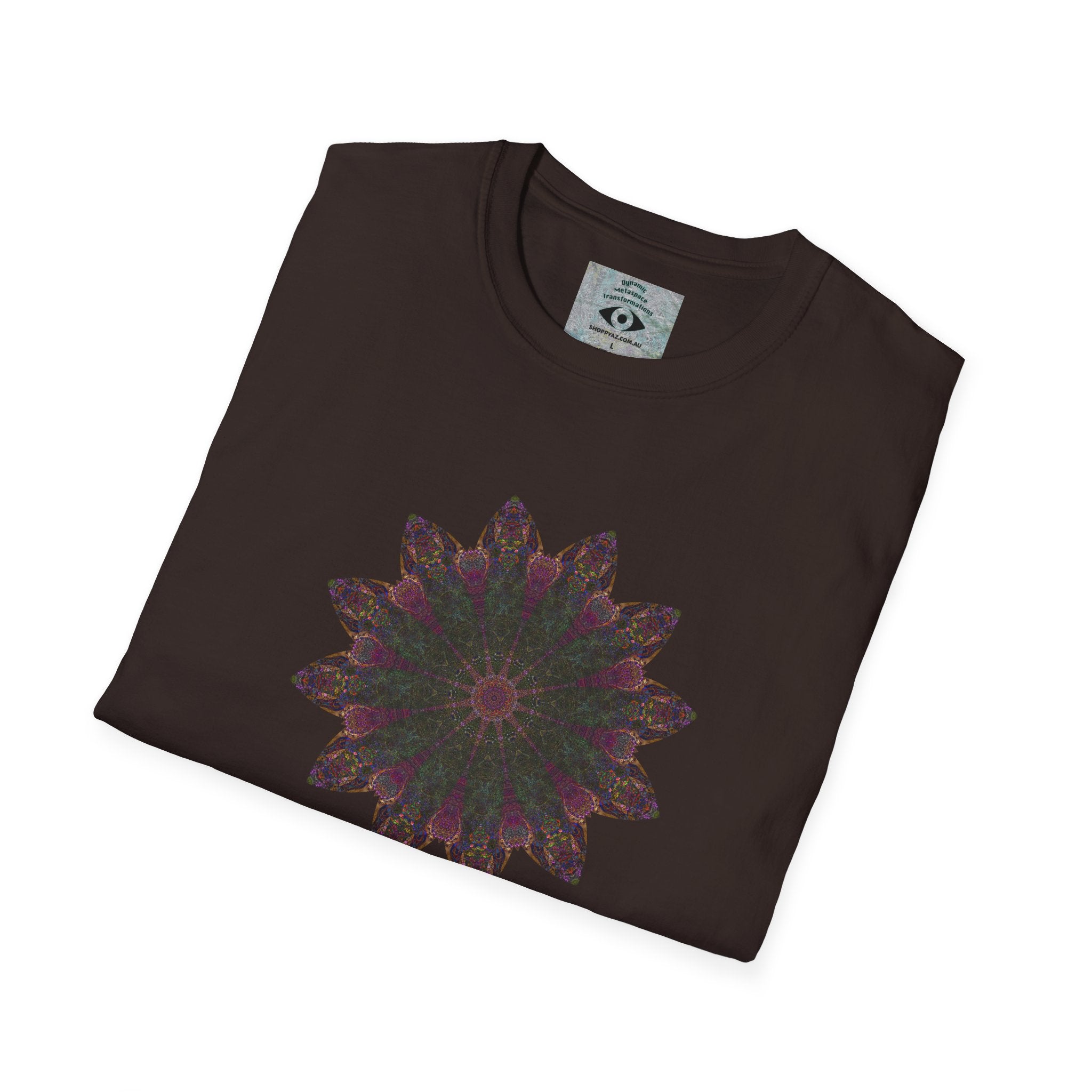 Unisex Softstyle T-Shirt - Love Light Mandalas No.7