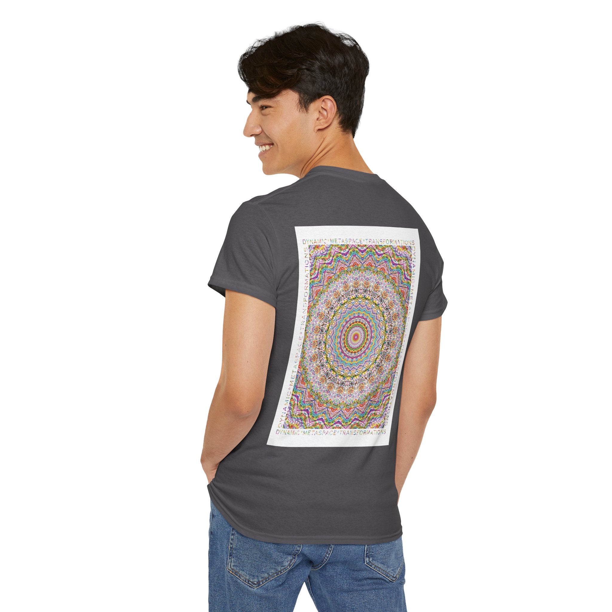 Unisex Heavy Cotton Tee (Back) - DMT Seer No.9