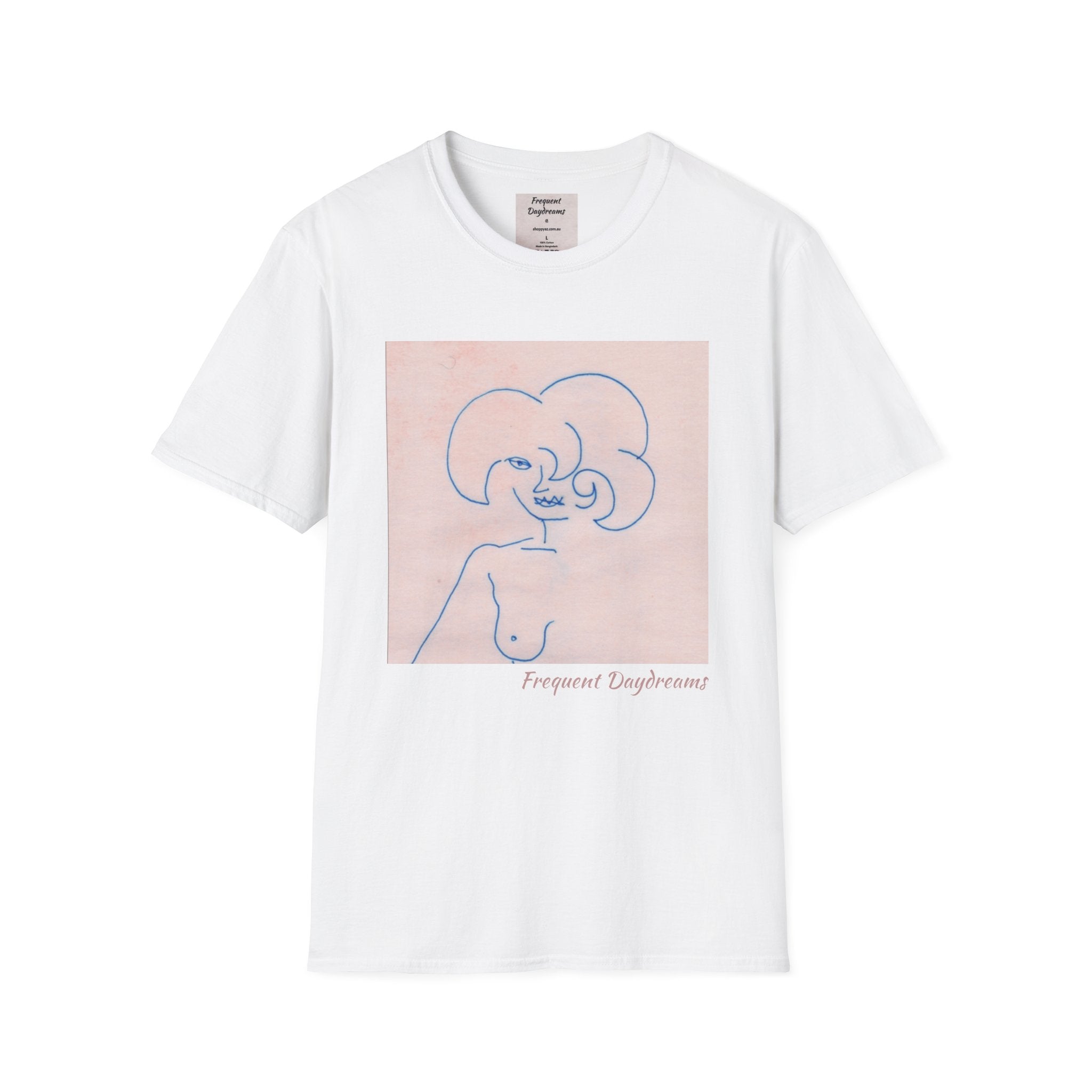 Unisex Softstyle T-Shirt - Frequent Daydreams Sketch No.45