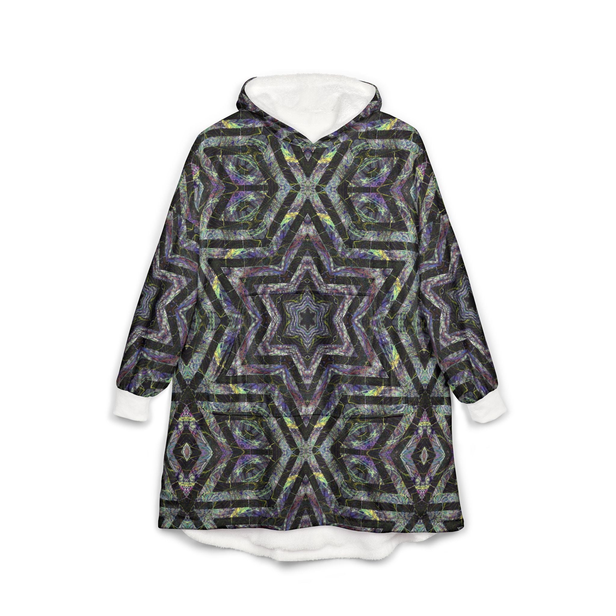 Unisex Hooded Blanket - P5 Kaleidoscopic No. 5