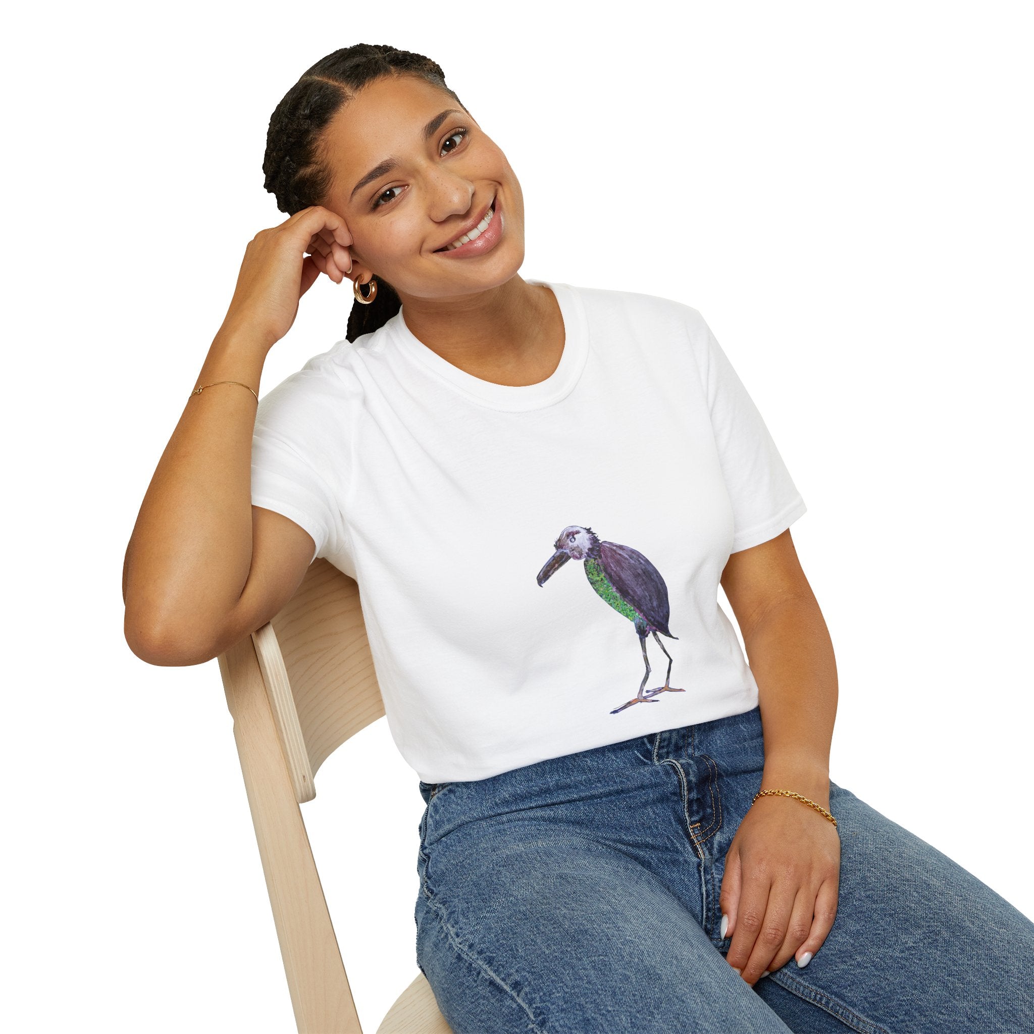 Unisex Softstyle T-Shirt - Birds Of Creation No.2