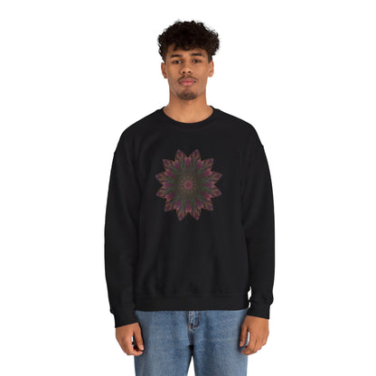 Unisex Heavy Blend™ Crewneck Sweatshirt - Love Light Mandalas No.7