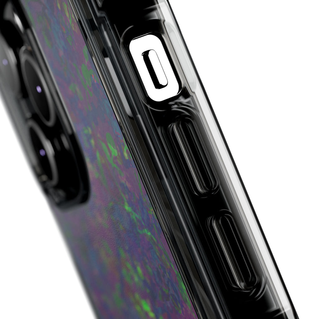 iPhone 14 Magnetic Clear Impact Case - Hidden Weave Series V3 No.23