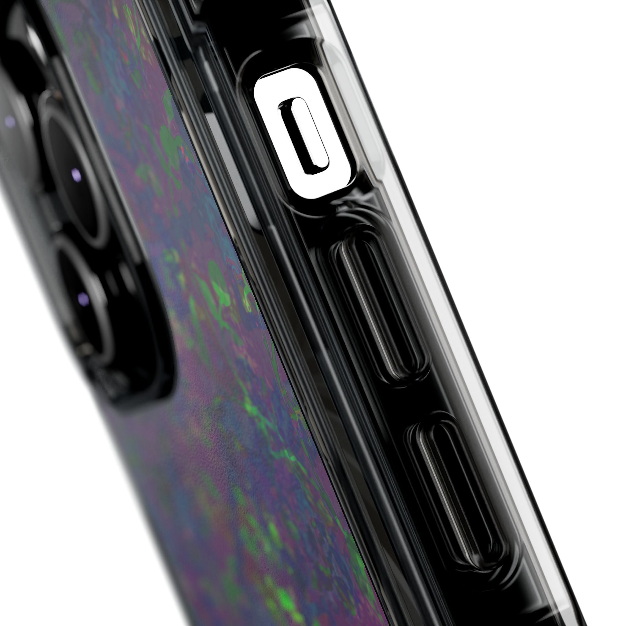 iPhone 14 Magnetic Clear Impact Case - Hidden Weave Series V3 No.23