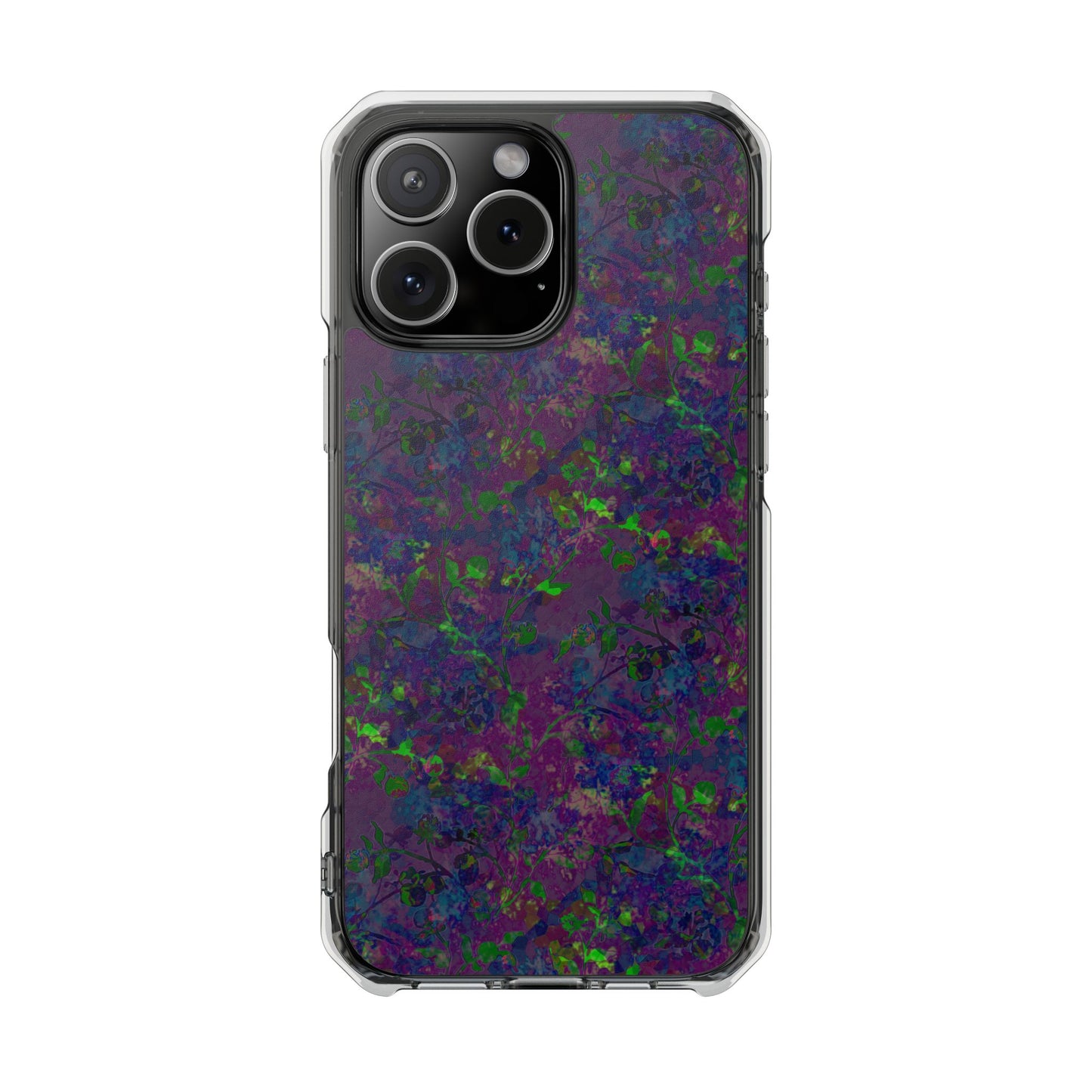 iPhone 16 Magnetic Clear Impact Case - Hidden Weave Series V3 No.23
