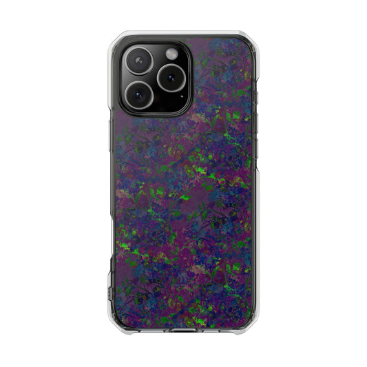 iPhone 16 Magnetic Clear Impact Case - Hidden Weave Series V3 No.23