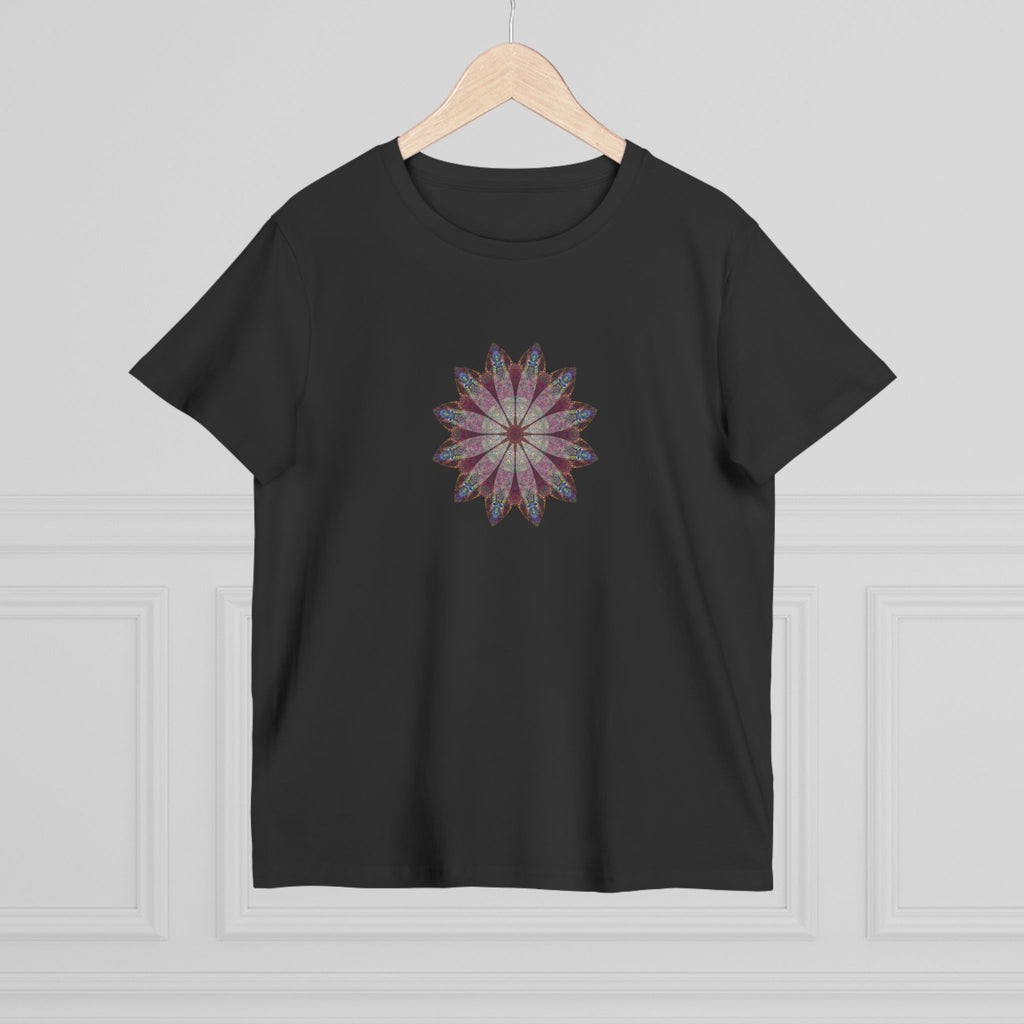 Women’s Maple Tee - Love Light Mandalas No.9