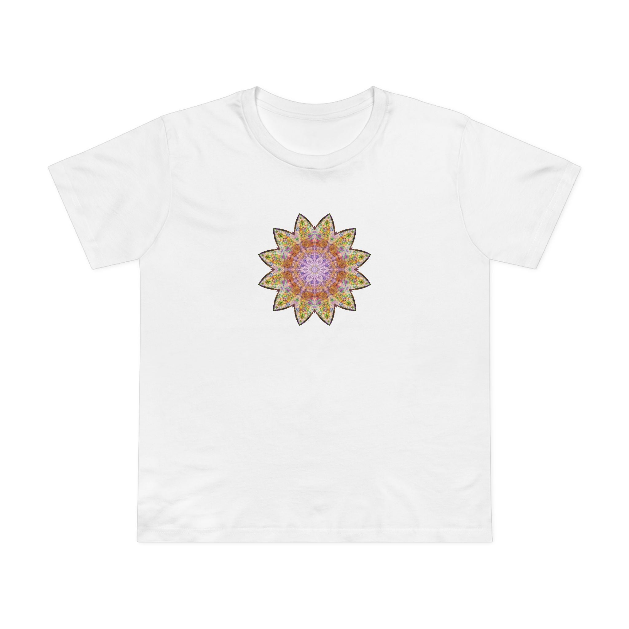 Women’s Maple Tee - Love Light Mandalas No.14