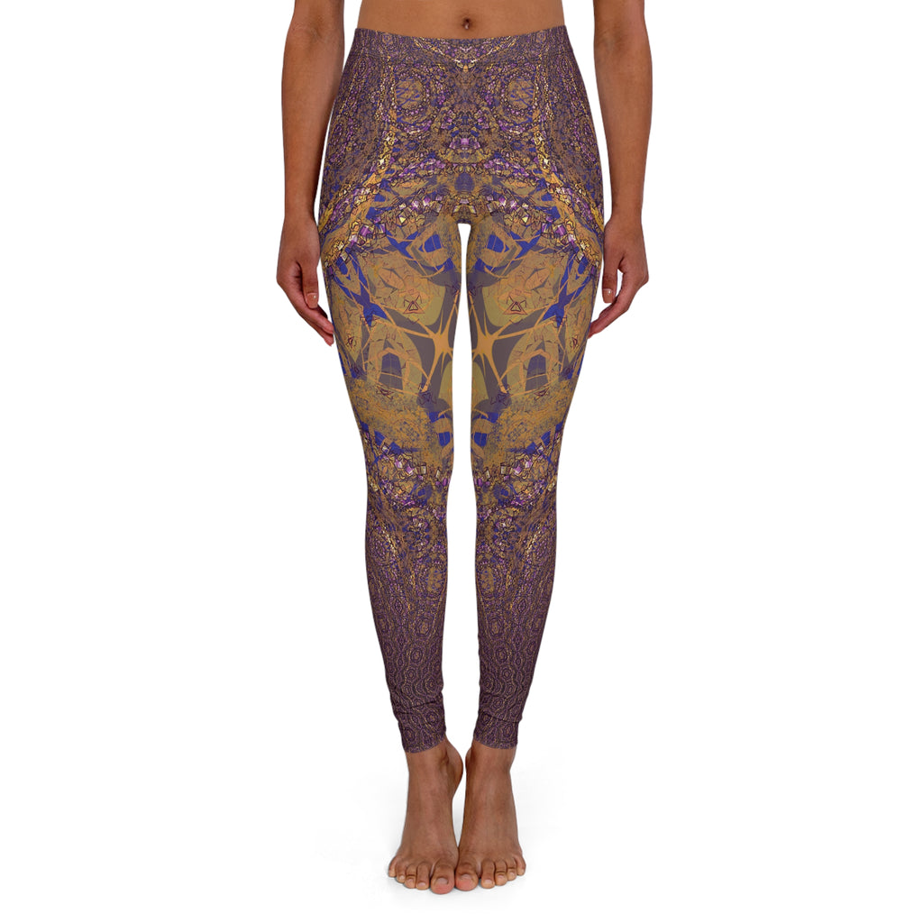 Spandex Leggings - Love Light Fractals No.9b