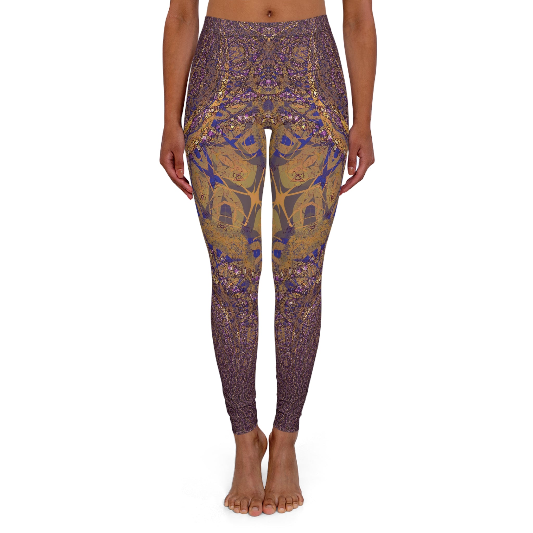 Spandex Leggings - Love Light Fractals No.9b