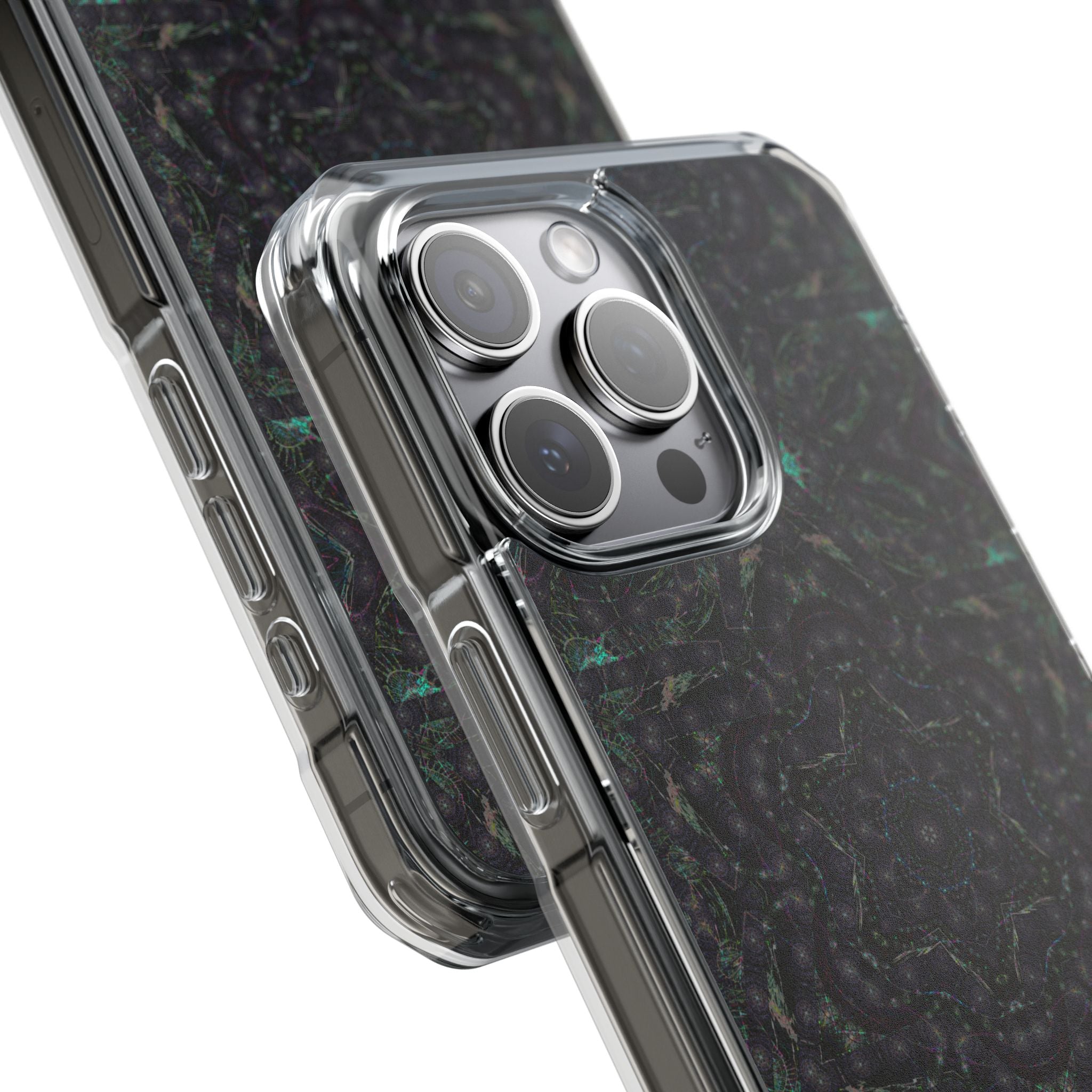 iPhone 15 Magnetic Clear Impact Case - P5 Kaleidoscopic No.31