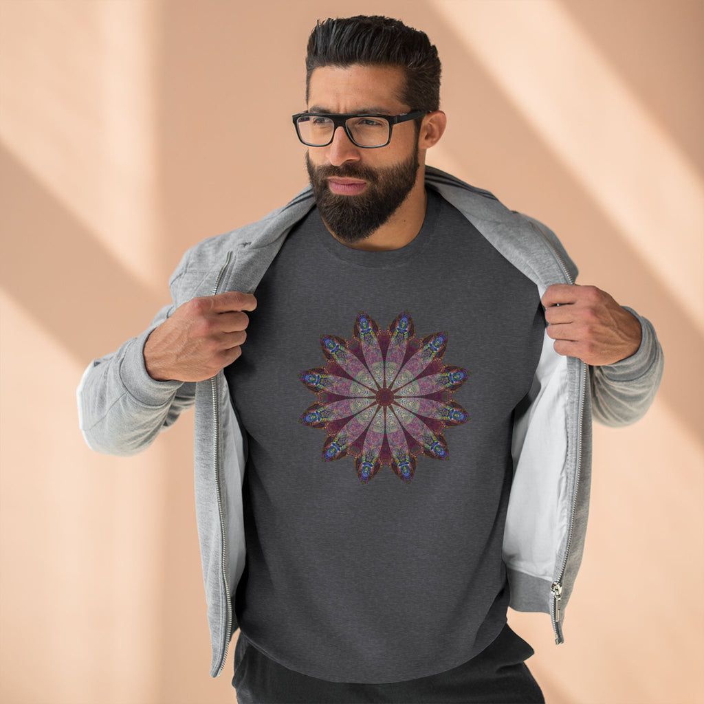 Unisex Crewneck Sweatshirt - Love Light Mandalas No.9