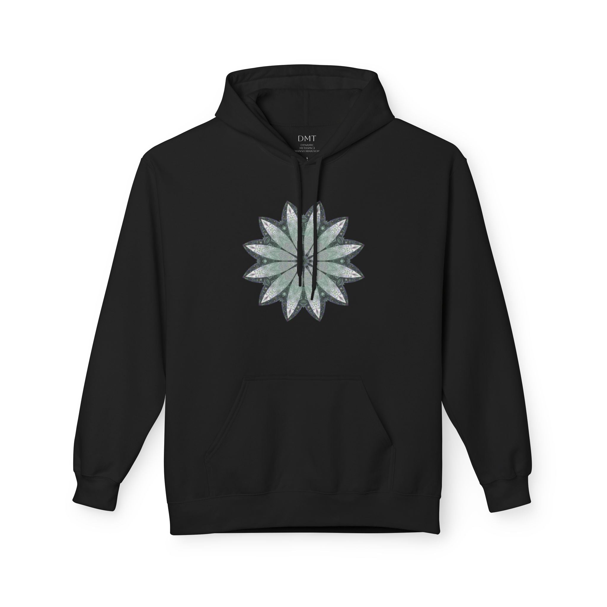 Unisex Midweight Softstyle Fleece Hoodie - Love Light Mandalas No.22
