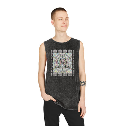 Unisex Stonewash Tank Top - DMT Scribe No.7