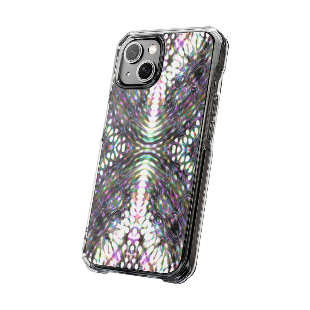 iPhone 14 Magnetic Clear Impact Case - DMT Scribe Tiles No.8