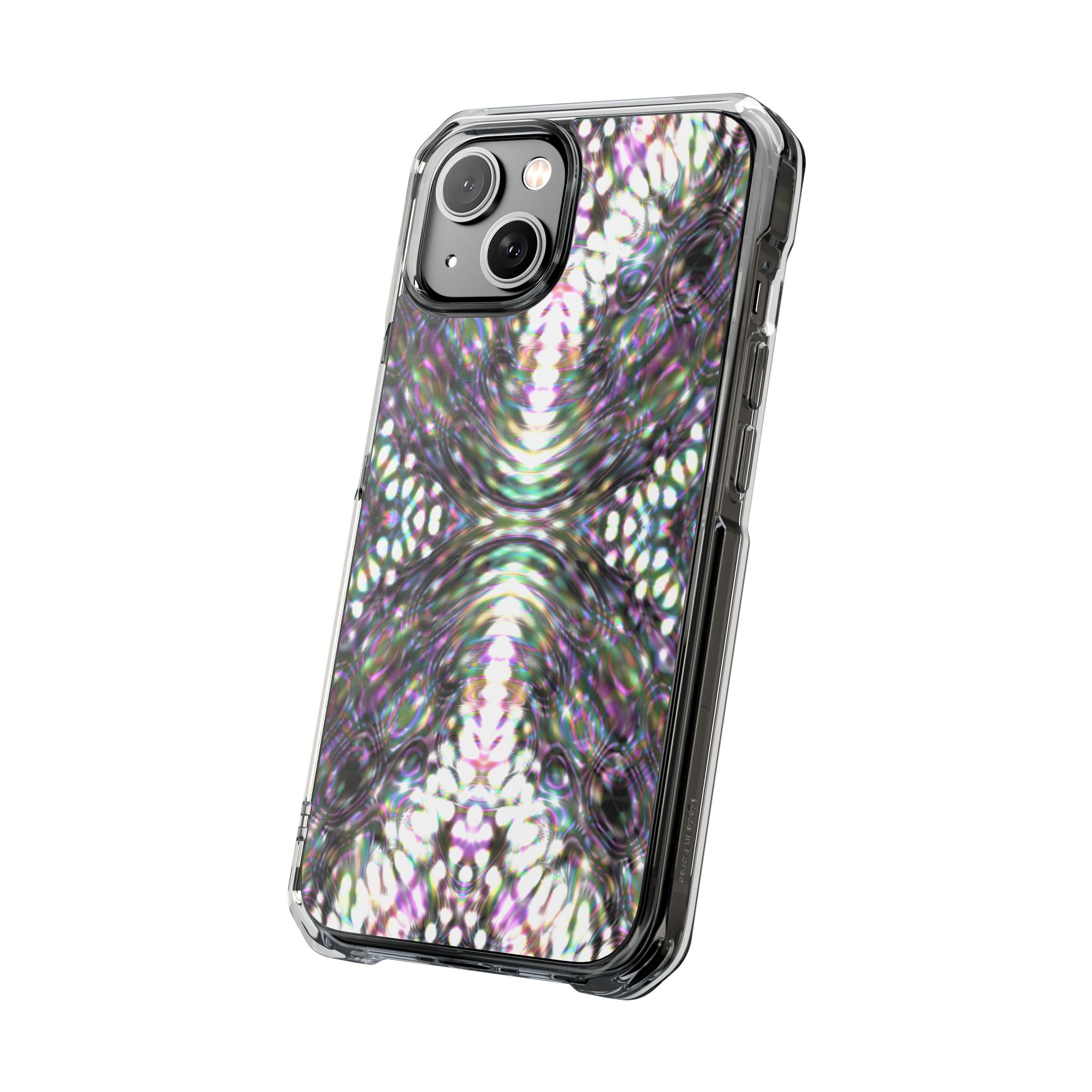 iPhone 14 Magnetic Clear Impact Case - DMT Scribe Tiles No.8