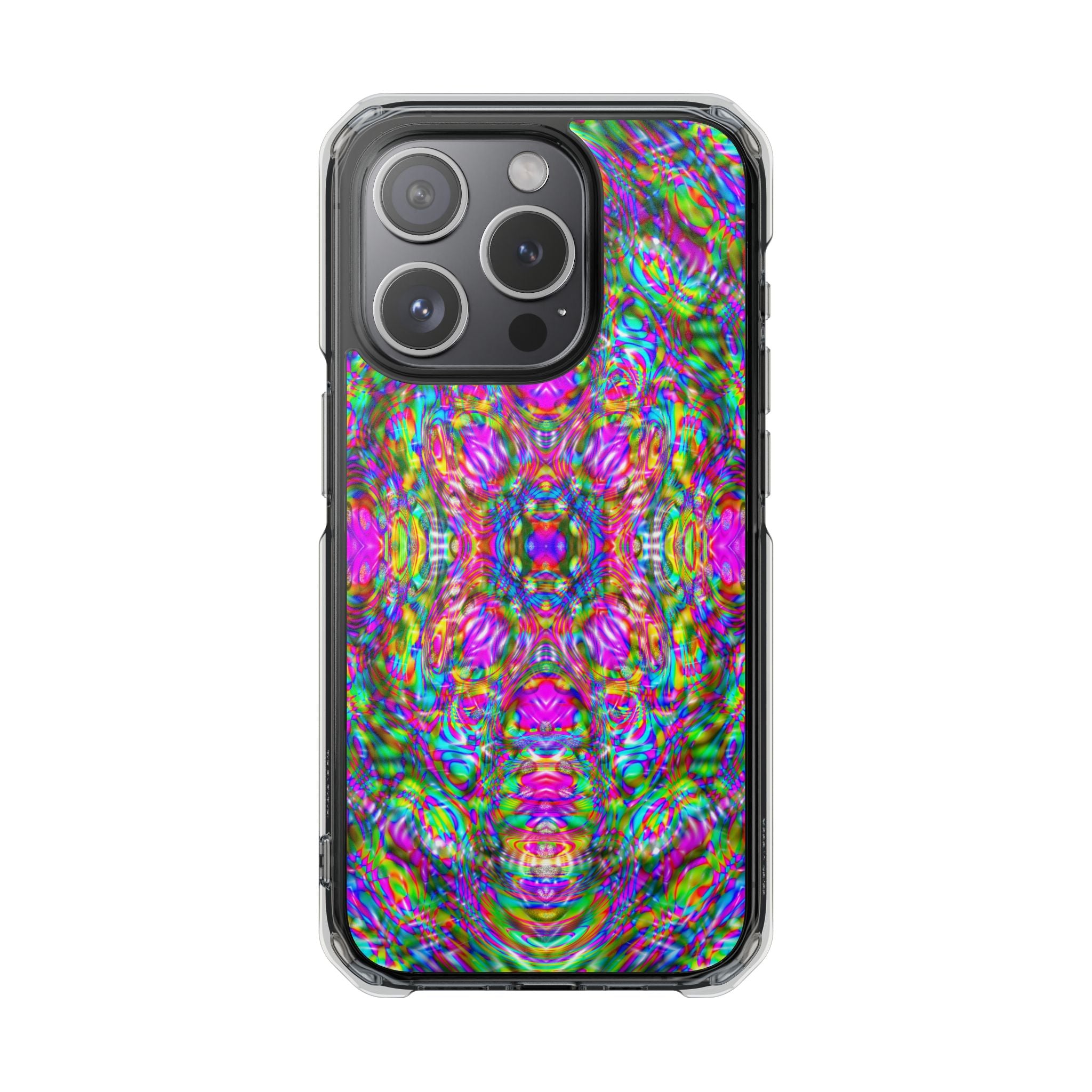 iPhone 15 Magnetic Clear Impact Case - DMT Scribe Tiles No.4