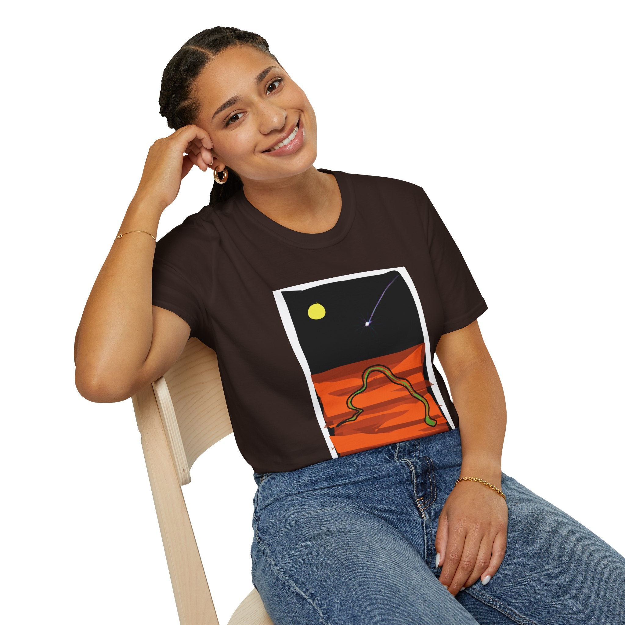 Unisex Softstyle T-Shirt - The Traveller Series (Shooting Star)