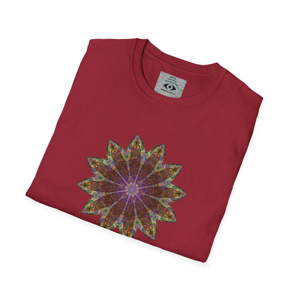 Unisex Softstyle T-Shirt - Love Light Mandalas No.13