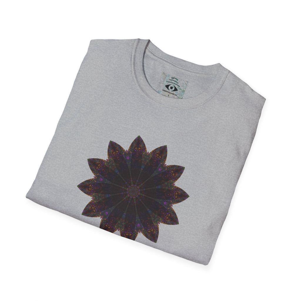 Unisex Softstyle T-Shirt - Love Light Mandalas No.10