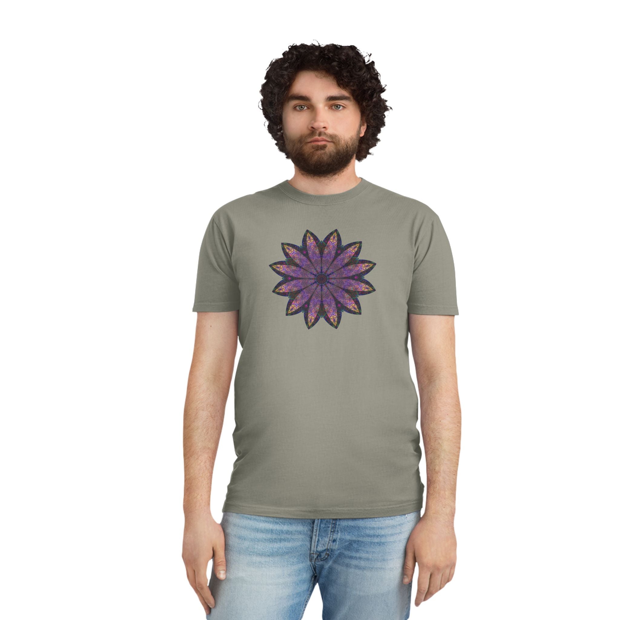 Unisex Faded Shirt - Love Light Mandalas No.24