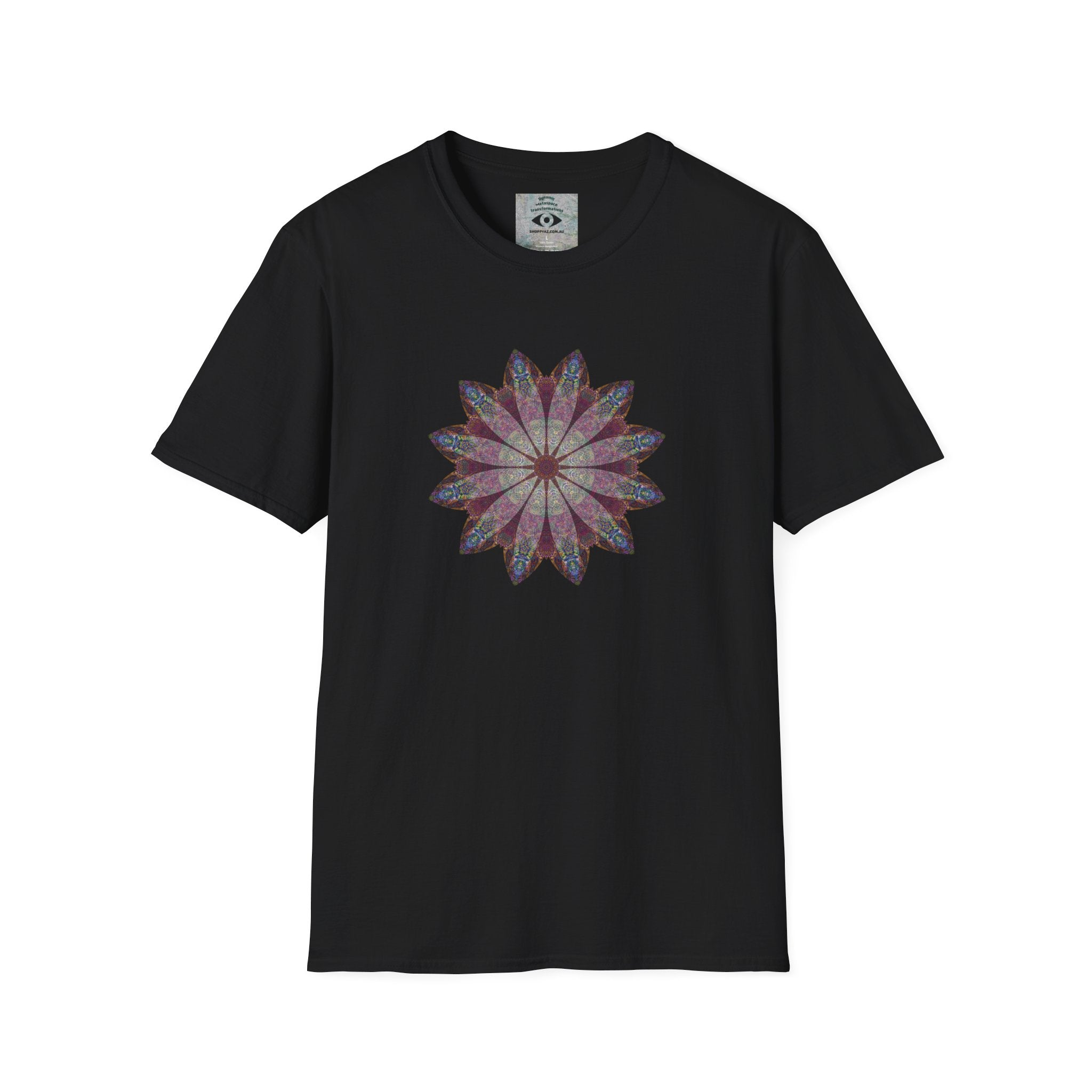 Unisex Softstyle T-Shirt - Love Light Mandalas No.9