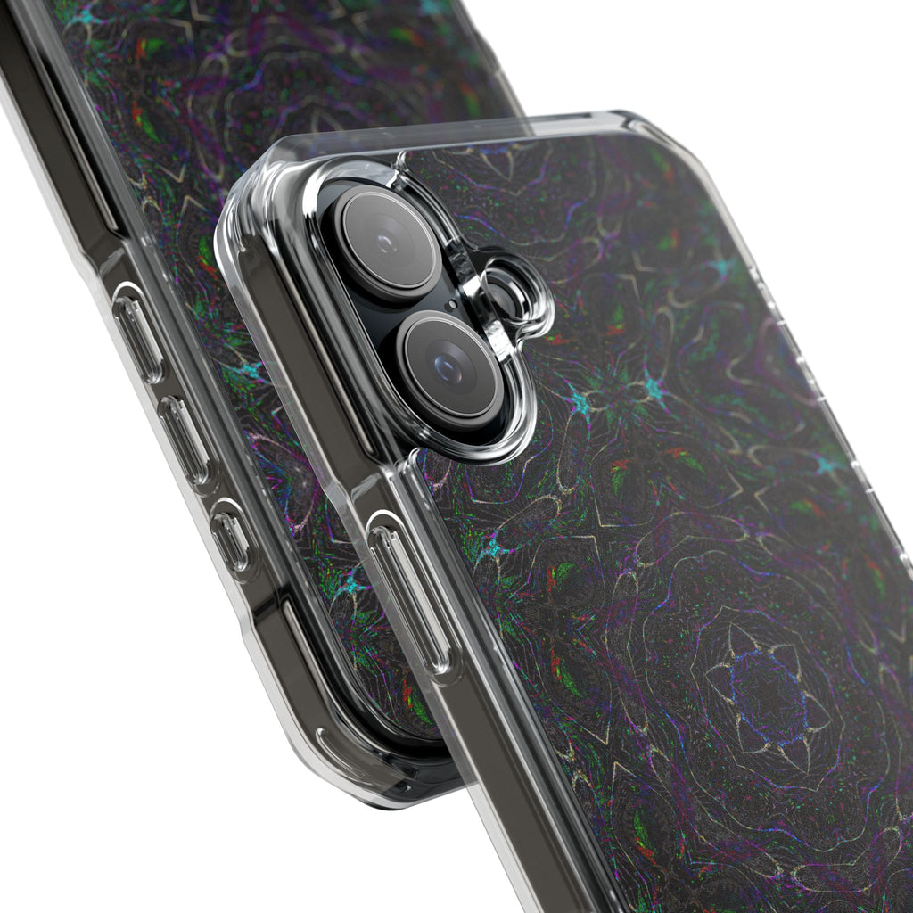iPhone 16 Magnetic Clear Impact Case - P5 Kaleidoscopic No.32