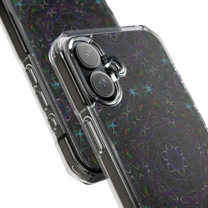 iPhone 16 Magnetic Clear Impact Case - P5 Kaleidoscopic No.32