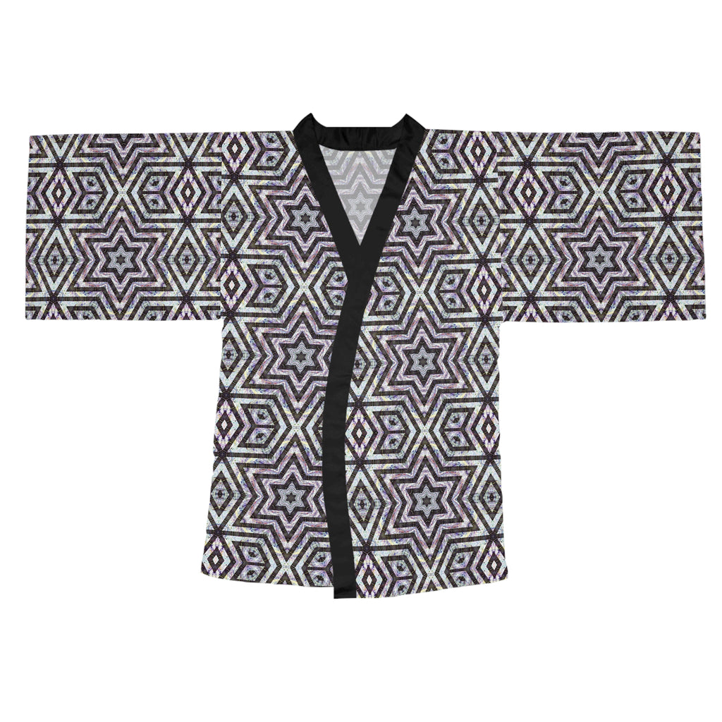 Long Sleeve Kimono Robe - P5 Kaleidoscopic No.20