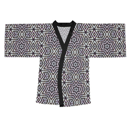 Long Sleeve Kimono Robe - P5 Kaleidoscopic No.20