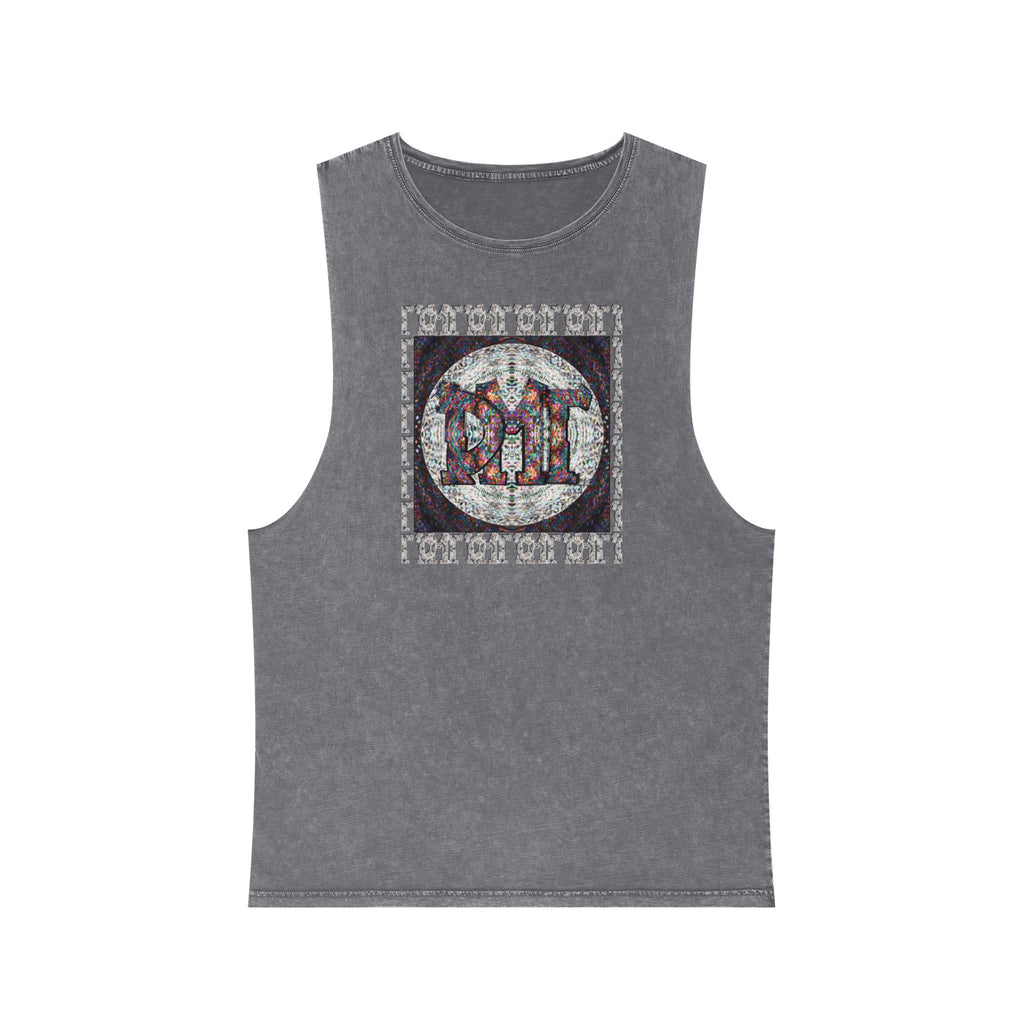 Unisex Stonewash Tank Top - DMT Scribe No.1